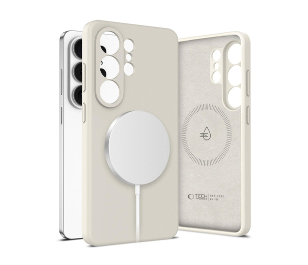 Tech-Protect Silicone Magsafe Galaxy S26 Ultra Cosmic Latte - 1500284 - zdjęcie